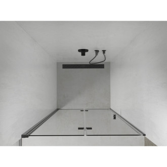 MEXEN LIMA sprchové dveře zalamovací 100x190 cm 6mm, černá-čiré 856-100-000-70-00