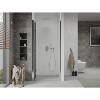 MEXEN LIMA sprchové dveře zalamovací 100x190 cm 6mm, chrom-kouřové 856-100-000-01-40