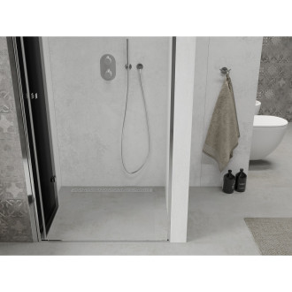 MEXEN LIMA sprchové dveře zalamovací 120x190 cm 6mm, chrom-kouřové 856-120-000-01-40