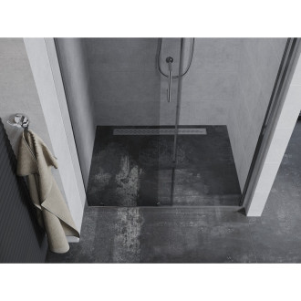 MEXEN APIA sprchové dveře 135x190 cm 5mm, chrom-čiré 845-135-000-01-00