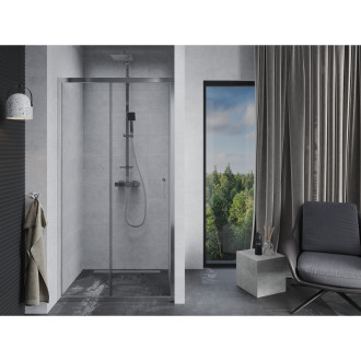 MEXEN APIA sprchové dveře 140x190 cm 5mm, chrom-čiré 845-140-000-01-00