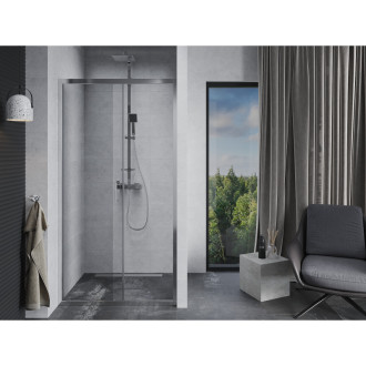 MEXEN APIA sprchové dveře 140x190 cm 5mm, chrom-čiré 845-140-000-01-00