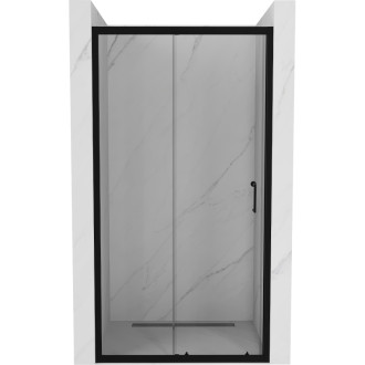 MEXEN APIA sprchové dveře 95x190 cm 5mm, černá-čiré 845-095-000-70-00