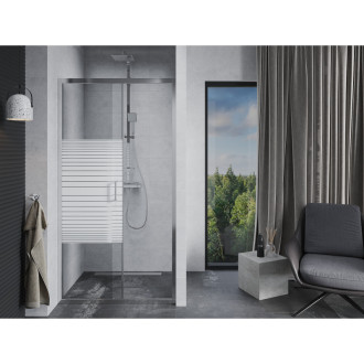 Mexen Apia posuvné sprchové dveře 135 cm, lišty, chrom - 845-135-000-01-20