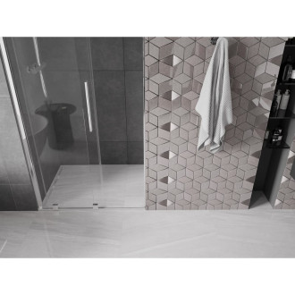 Mexen Velar posuvné sprchové dveře 110 cm, transparentní, chrom - 871-110-000-01-01