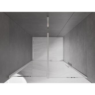 Mexen Velar posuvné sprchové dveře 120 cm, transparentní, chrom - 871-120-000-01-01