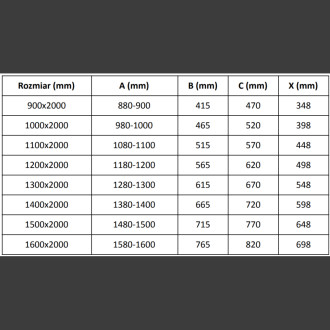 Mexen Velar posuvné sprchové dveře 140 cm, transparentní, broušené zlato 871-140-000-01-55