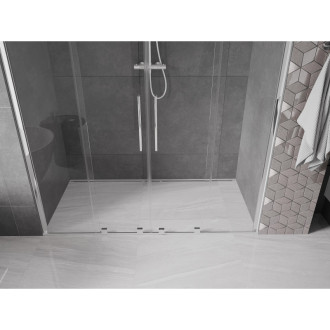 Mexen Velar Duo posuvné sprchové dveře 180 cm, transparentní, chrom - 871-180-000-02-01