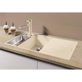 Blanco AXIA III 6S-F dřez do roviny černá granit 525 852