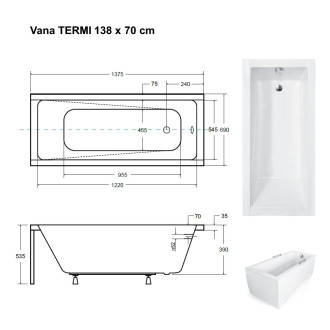 vana OS TERMI 138x70 cm OLVTER14