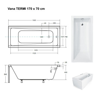 vana OS TERMI 170x70 cm  OLVTER17