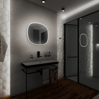 Nimco ZP 27001R Oválné LED zrcadlo pr. 700