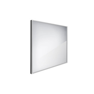 Nimco ZPC 13077-90 Černé LED zrcadlo 700x700
