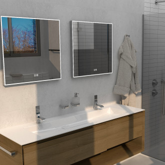 Nimco ZP 13066VX LED zrcadlo 600x600 se dvěma dotykovými senzory