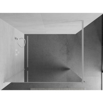 Mexen Kyoto sprchová stěna 70 x 200 cm, 8 mm zrcadlo, bílá - 800-070-101-20-50