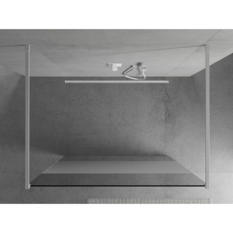 Mexen Kioto volně stojící sprchová stěna 120x200, transp./frost 8, bílá 800-120-002-20-35