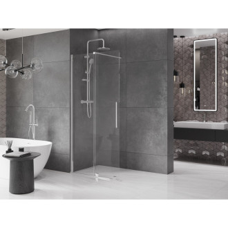 Mexen Velar Walk-in sprchová stěna 85x200 cm, transparent 8, chrom 871-085-000-03-01