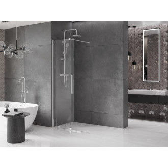 Mexen Velar Walk-in sprchová stěna 85x200 cm, transparent 8, chrom 871-085-000-03-01