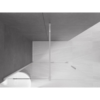 Mexen Velar Walk-in sprchová stěna 140x200 cm, transparent 8, chrom 871-140-000-03-01