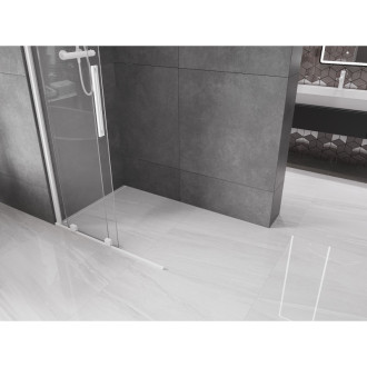 Mexen Velar Walk-in sprchová stěna 85x200 cm, 8 transparent, bílá 871-085-000-03-20
