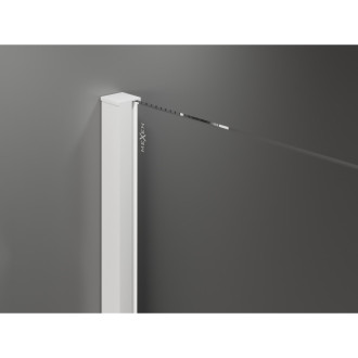 Mexen Velar Walk-in sprchová stěna 85x200 cm, 8 transparent, bílá 871-085-000-03-20