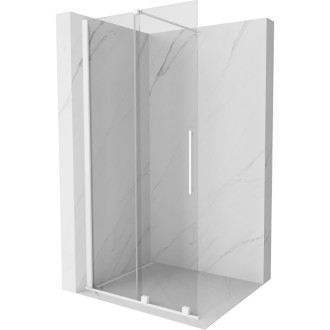 Mexen Velar Walk-in sprchová stěna 110x200 cm, 8 transparent, bílá 871-110-000-03-20