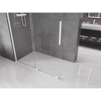 Mexen Velar Walk-in sprchová stěna 150x200 cm, 8 transparent, bílá 871-150-000-03-20