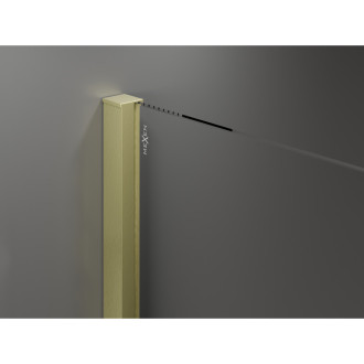 Mexen Velar Walk-in sprchová stěna 85x200, 8 transp., broušené zlato 871-085-000-03-55