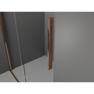 Mexen Velar Walk-in sprchová stěna 70x200, 8 transp., růžové zlato 871-070-000-03-60