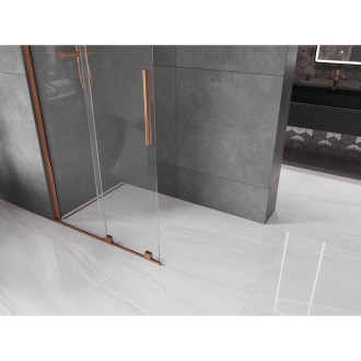 Mexen Velar Walk-in sprchová stěna 75x200, 8 transp., růžové zlato 871-075-000-03-60