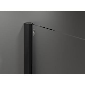 Mexen Velar Walk-in sprchová stěna 75x200 cm, transparent 8, černá 871-075-000-03-70
