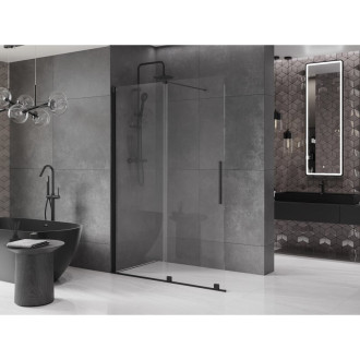 Mexen Velar Walk-in sprchová stěna 150x200 cm, transparent 8, černá 871-150-000-03-70