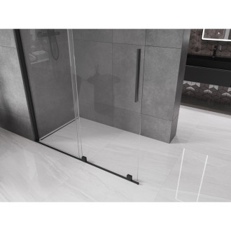 Mexen Velar Walk-in sprchová stěna 150x200 cm, transparent 8, černá 871-150-000-03-70