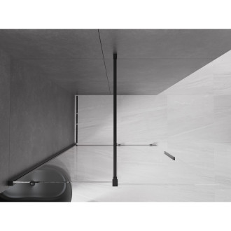 Mexen Velar Walk-in sprchová stěna 150x200 cm, transparent 8, černá 871-150-000-03-70