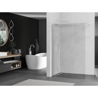 Mexen Kioto Walk-in sprchová stěna 155x200 cm, transparent 8, bílá 800-155-101-20-00