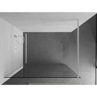 Mexen Kioto Walk-in sprchová stěna 155x200 cm, transparent 8, bílá 800-155-101-20-00