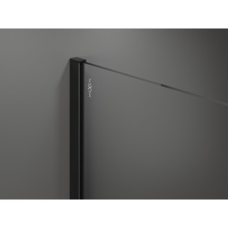 Mexen Kioto Walk-in sprchová stěna 155x200 cm, transparent 8, černá 800-155-101-70-00