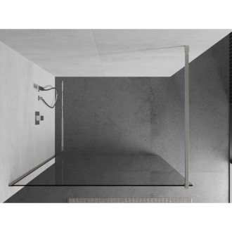 Mexen Kioto Walk-in sprchová stěna 95x200, 8 transp., kartáč. nikl 800-095-101-97-00