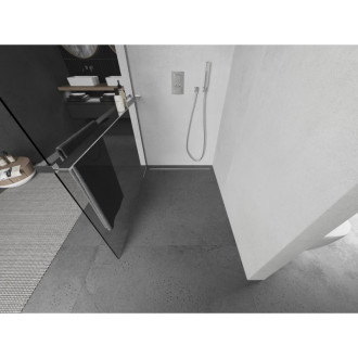 Mexen KIOTO+ zástěna Walk-in s policí 75x200 cm, transparent, chrom 800-075-121-01-00