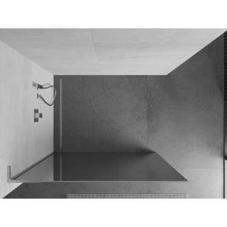 Mexen Kyoto L Walk-in sprchová stěna 70 x 200 cm, zrcadlo, chrom - 800-070-103-01-50
