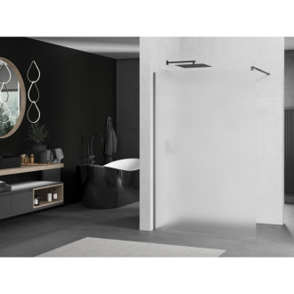 Mexen Kyoto Walk-in sprchová stěna 90 x 200 cm, mráz 8 mm, pistolový kov 800-090-101-95-30