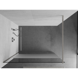 Mexen Kioto Walk-in sprchová stěna 70x200, transp./frost 8, kartáč. nikl 800-070-101-97-35