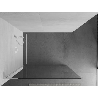 Mexen Kyoto L Walk-in sprchová stěna 105 x 200 cm, transparentní, bílá - 800-105-103-20-00