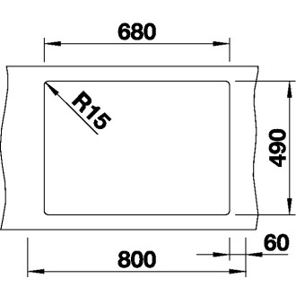 Blanco PLEON 8 dřez vestavný, bez odtokové sady bílá soft silgranit 527780
