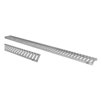 Mereo Odtokový sprchový žlab do prostoru 700x55 mm, vč. roštu Strip, nerez M-CZ214