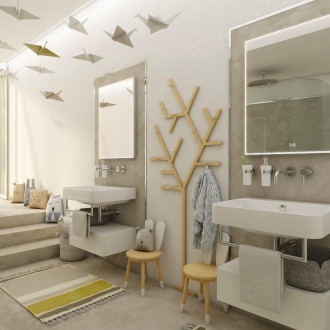 Nimco ZP 13001VX LED zrcadlo 500x700 se dvěma dotykovými senzory