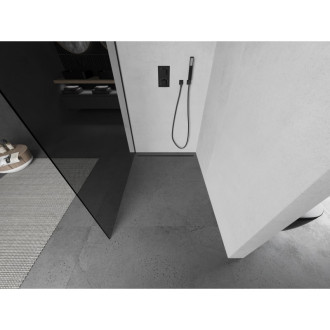 Mexen Kyoto L Walk-in sprchová stěna 80 x 200 cm, grafit, černá - 800-080-103-70-40