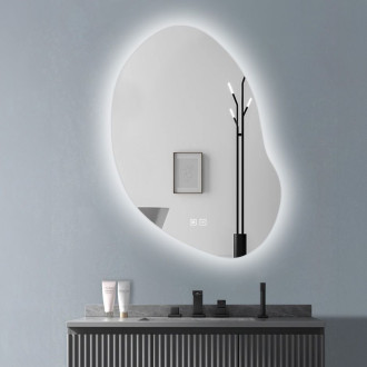 REA Zrcadlo LED 80x60cm Cloud C HOM-05504