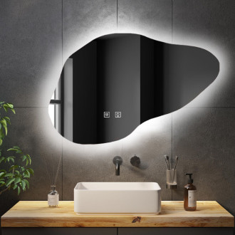 REA Zrcadlo LED Cloud B 100x70cm HOM-05502