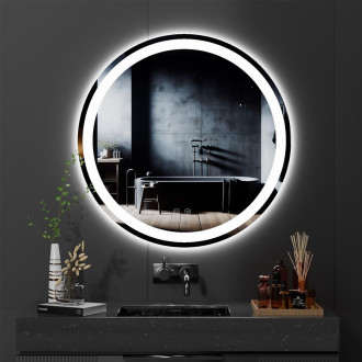 REA Zrcadlo LED 90cm BAS HOM-05521